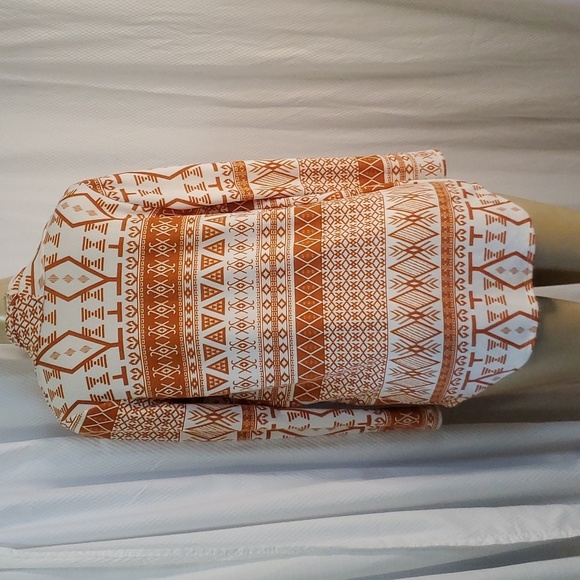 Sweet Candy Orange Cream Aztec Print Open cardigan Size S - Picture 4 of 11